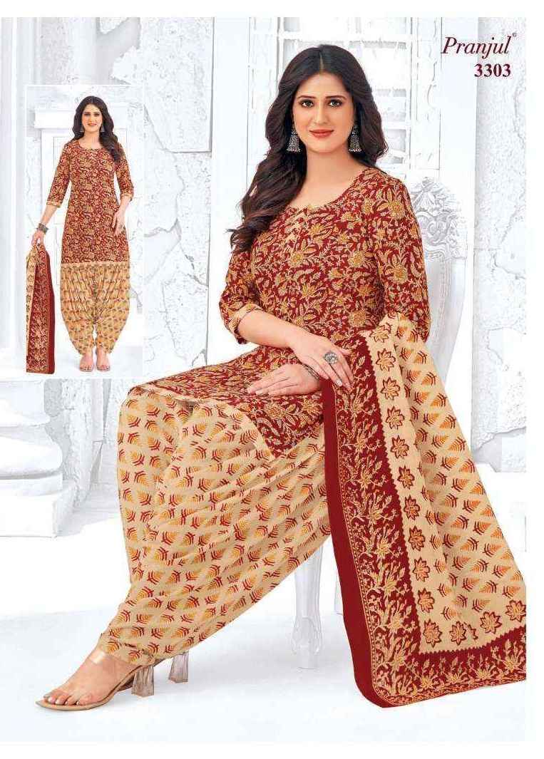 Pranjul 3303 Churidar Material